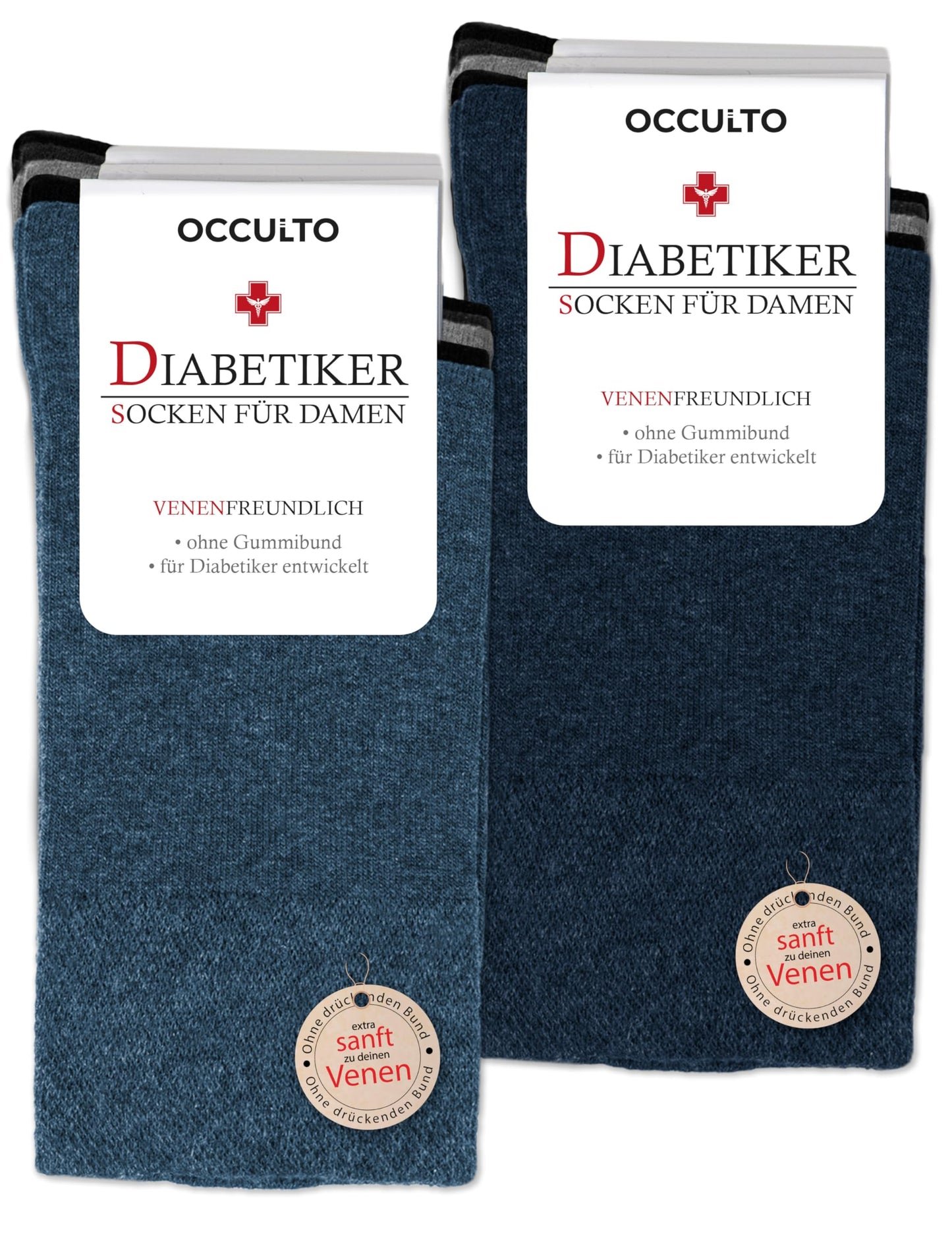 Occulto Diabetic Socks Pack of 10 (Model: Julia)