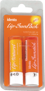 Idento Læbepromade Solstift 2-Pak