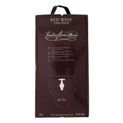 Faustino Rivero Ulecia Rød 5l Bib