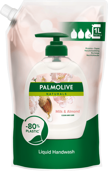 Palmolive Flydende Hånddæbe Mandel Nachfüll 1000 ml