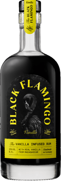 Black Flamingo Vanilla infused Rum 25% 05l