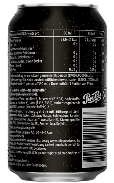 Pepsi maks 24x033 l