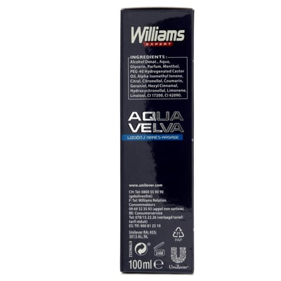 Williams aqua velva etter barbering 100 ml