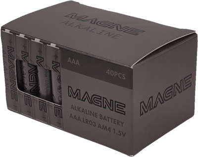 Batterier AAA Alkaline 40 stk