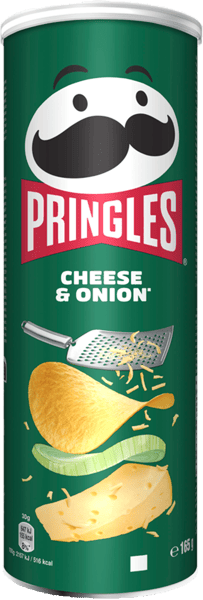 Pringles ost og løk 165 g