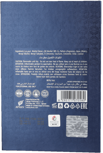 Afnan Turathi Blue Homme Edp 90 ml