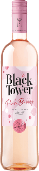 Black Tower Pink Bubbly Perlwein sød 075L