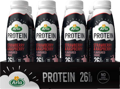 Arla Protein Drik Jordbær Hindbær 8 x 500ml