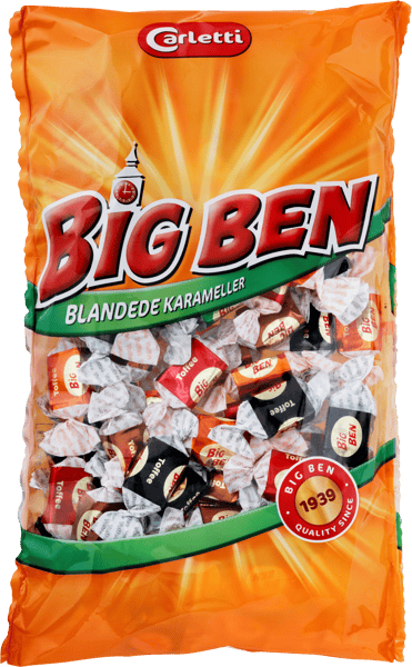 Blandede Karameller 350g Big Ben