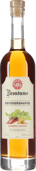Brøndums Kryddersnapse Rabarber Ingefær 30% 05 l