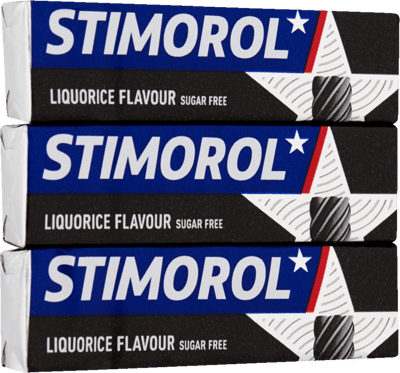 Stimorol Real Liqurid Sukkerfri 3-Pak 42 g