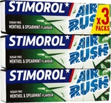 Stimorol Air Rush Menthol Spearmint 3-Pak 42 g