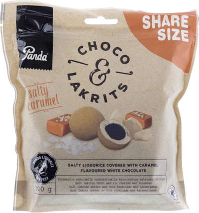 Panda Choco & Lakrits Salty Karamell 300 g