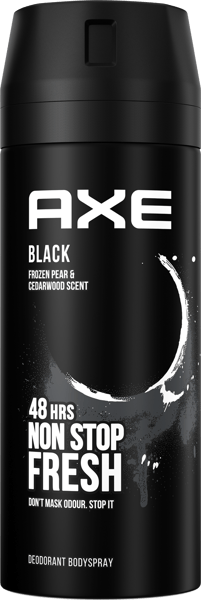 Øks deospray sort 150 ml