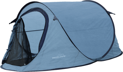 Pop -up Telt 2 Pers 220x120x95 cm Blå