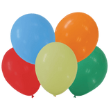 Ballon multifarvet 23 cm 30 stk