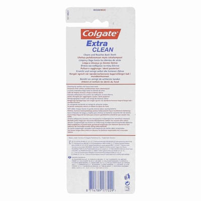 Colgate Extra Clean Tandbørste 4-pak
