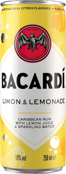 BACARDÍ Limon 10 % 025l + pant