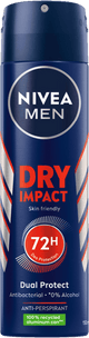 NIVEA DEO SPRAY DE IMPACTO DRIO HOMBRO 150 ml