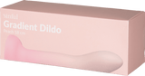 Syndig persikgradient dildo 18 cm
