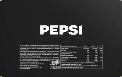 Pepsi Max 24x033L Pet