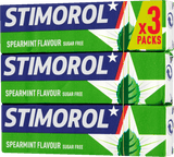 Stimorol Spearmint Sukkerfri 3-pak 42 g