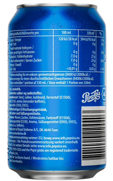 Pepsi cola 24x033 l
