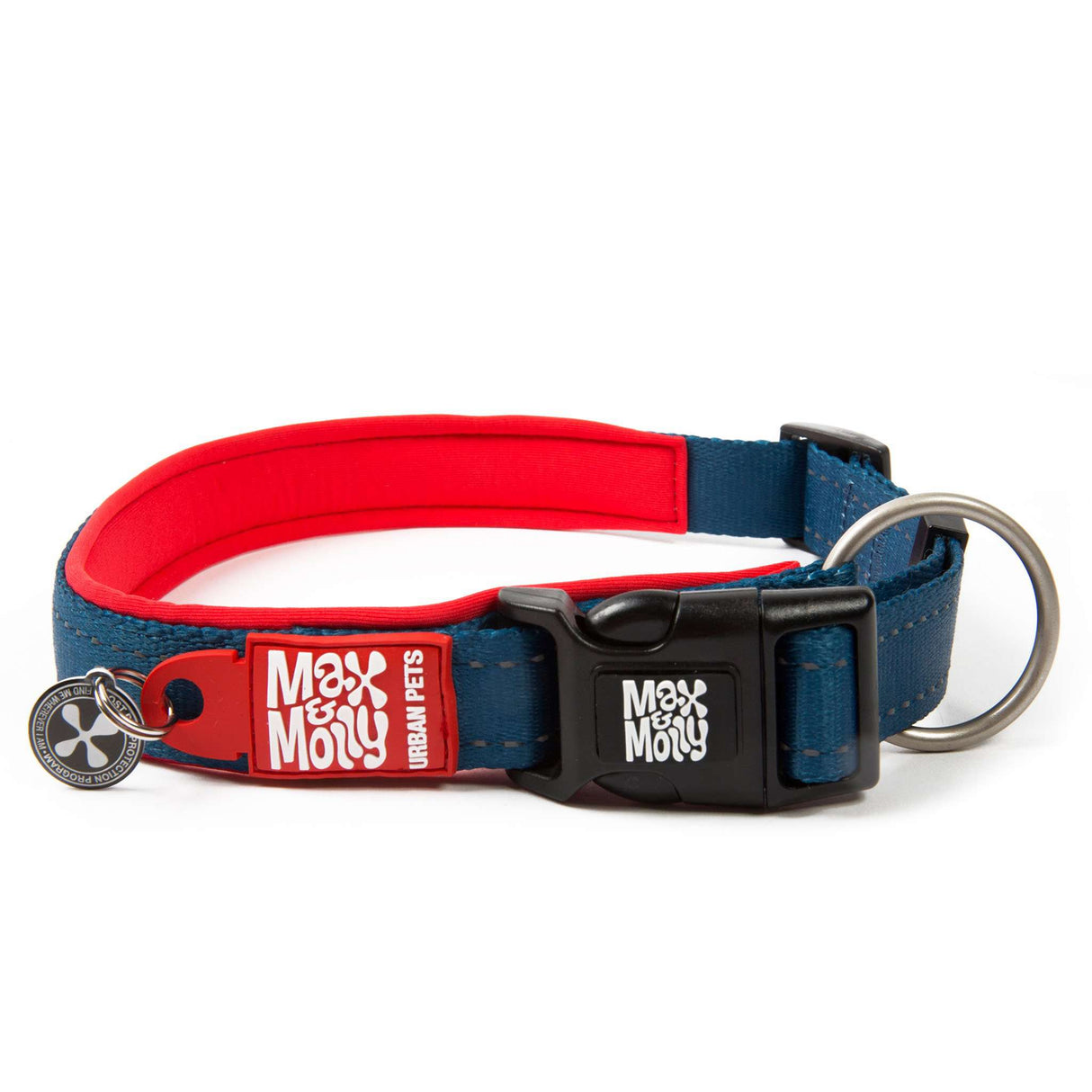 Smart ID Collar - Matrix Red