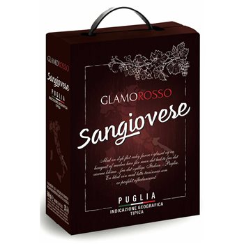 Glamorosso Sangiovese Puglia igt 3 l. SMEKKE