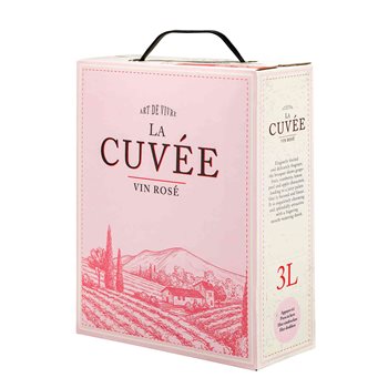 La cuvee 3l babero rosado