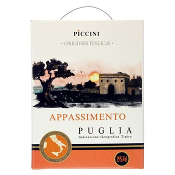 Piccini Appassimento Puglia igt 3l smekke