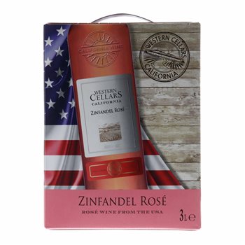 Western Cellars Zinfandel Rose 3L Bib