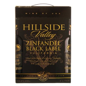 Hillside Valley Zinfandel Black Label 3 L. Bib