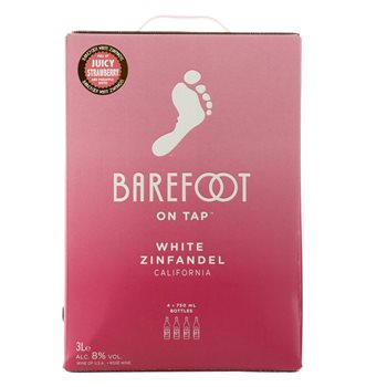 Barfodet hvid zinfandel 3L smæk