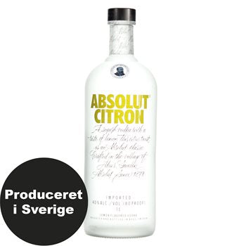 Absolut Vodka Lămâie 40% 1 l.