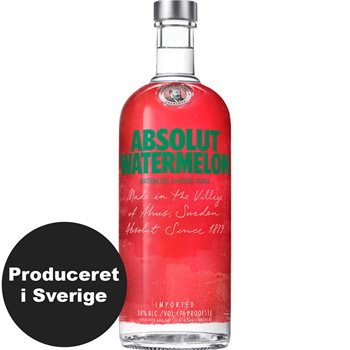 Absolut vannmelon 38% 1 l.