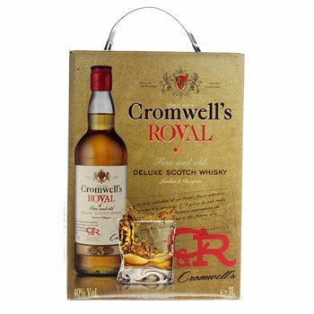 Cromwells skotsk whiskybag i boks 40% 3,0 l.