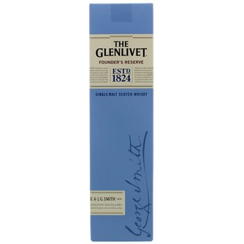 Die Glenlivet -Gründerreserve von 40% 0,7 l.