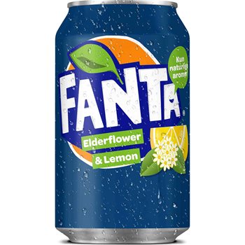 Fanta sitron Elderflower 24x0.33 l.