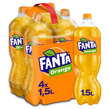 Fanta Orange 4 x 1,5 l. KÆLEDYR