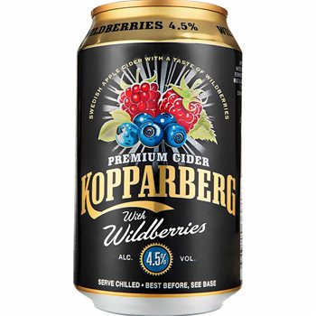 Bacche forestali di Kopparberg 4,5% 24x0,33 l.