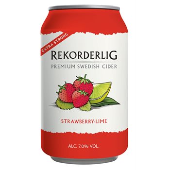 Rekordbrytende jordbærkalk 7% 24x0.33 l.