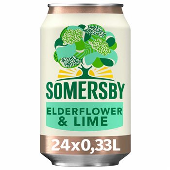 Somersby Elderflower - elderflower cider 4.5%, 20x33cl. can