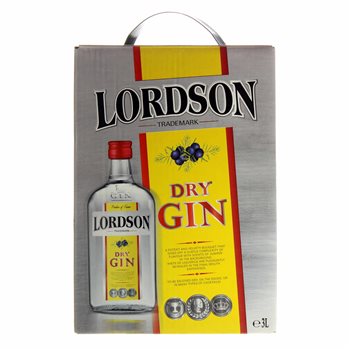 Lordson Gin Bag i boks 37,5% 3 l.