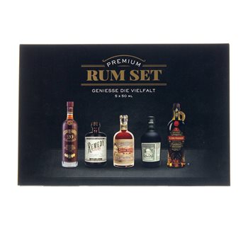 Set de degustare de rum 40,3% 5x5 Cl.