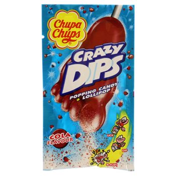 Chupa Chups Crazy Dips mit Cola -Geschmack 14 g.