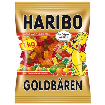 Haribo guld bamser 1 kg