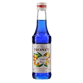 Sciroppo blu Monin Curacao 0,25 L.