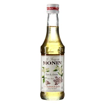 MONIN ELDERFLOWER SYRUP 0,25 L.