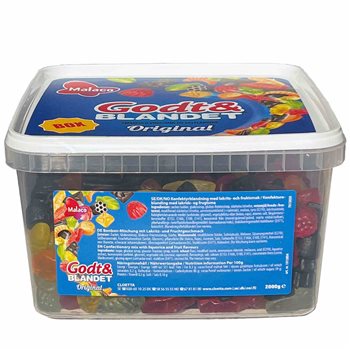 Malaco bueno y mixto 2,0 kg de cubo